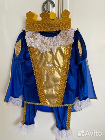 Новогодний костюм для мальчика мушкетёр 104-116