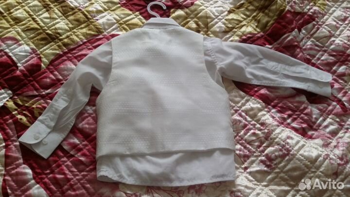 Нарядная рубашка с жилетом