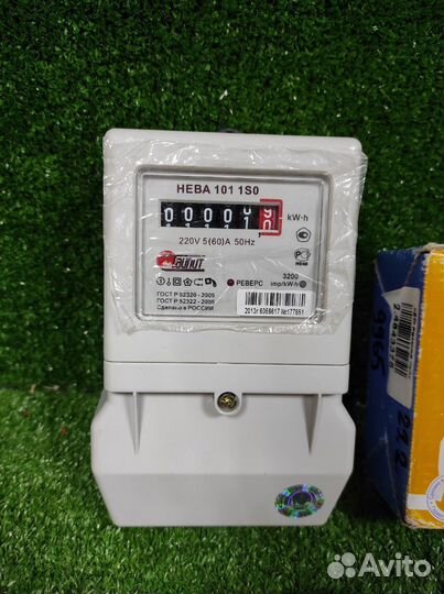 Счетчик однофазный однотарифный нева 101 1S0 5(60)