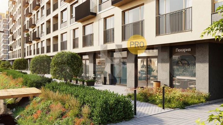 2-к. квартира, 69,3 м², 7/17 эт.