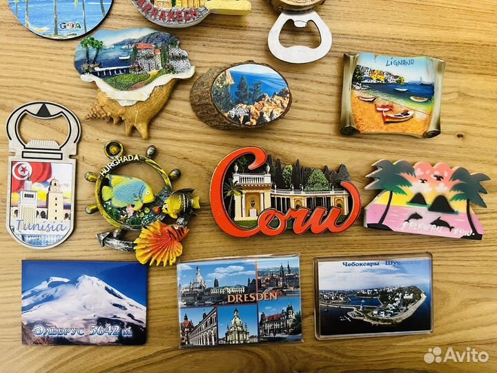 Магнитики на холодильник (читать описание)