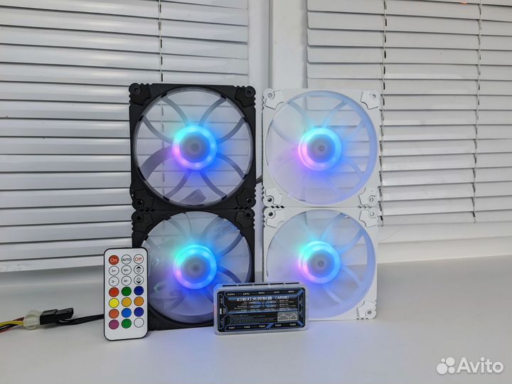 Вентиляторы RGB 6 pin для корпуса и контроллеры