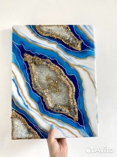 Картина абстракция 3d эпоксидной смолой