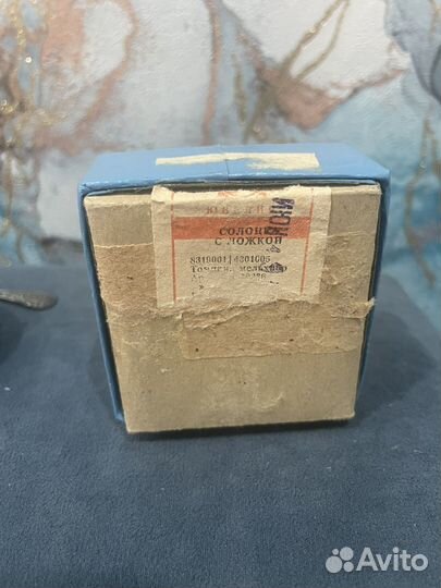 Солонка мельхиор СССР