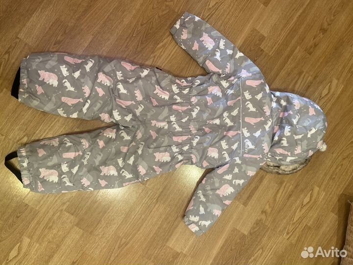 Зимний комбинезон для девочки 104