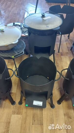 Печь под казан 8-10 литров, 2 мм