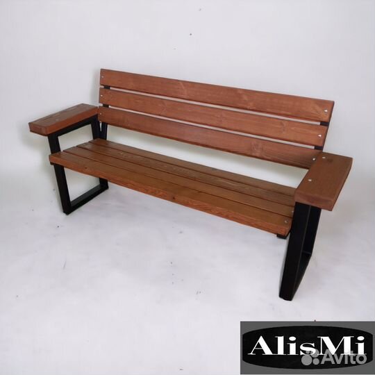 Скамейка в стиле лофт