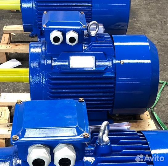 Электродвигатель аир 132S4 7.6кВт 1500об новый