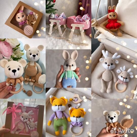 Вязаные игрушки /наборы