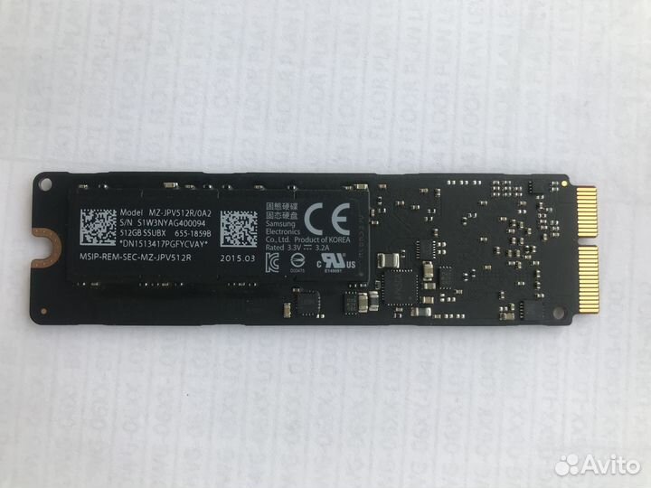 Apple SSD 500 GB оригинал для Mac Pro