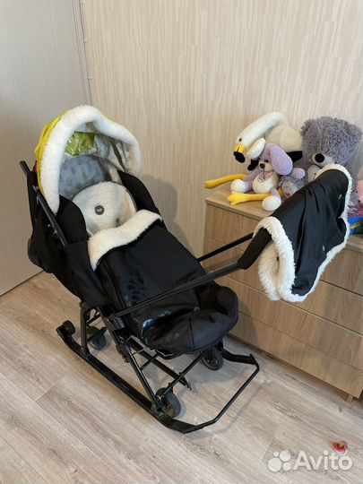 Санки коляска ника