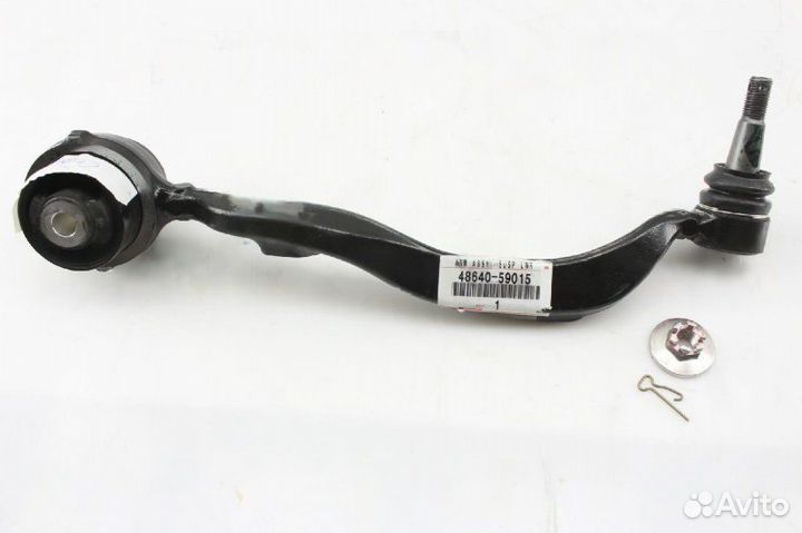 Рычаг подвески продольный кривой железо передний