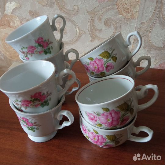 Чашки чайные + всякое разное