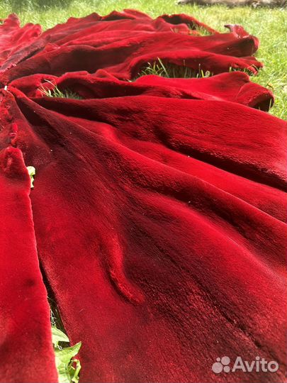 Шкуры выдры стриженной крашенной