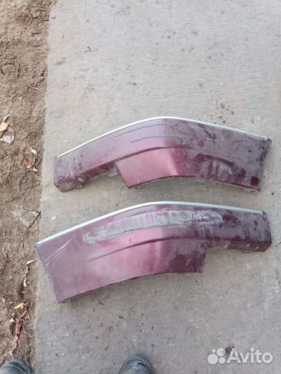 Накладки переднего бампера опель вектра а