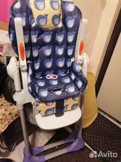 Стульчик для кормления chicco polly