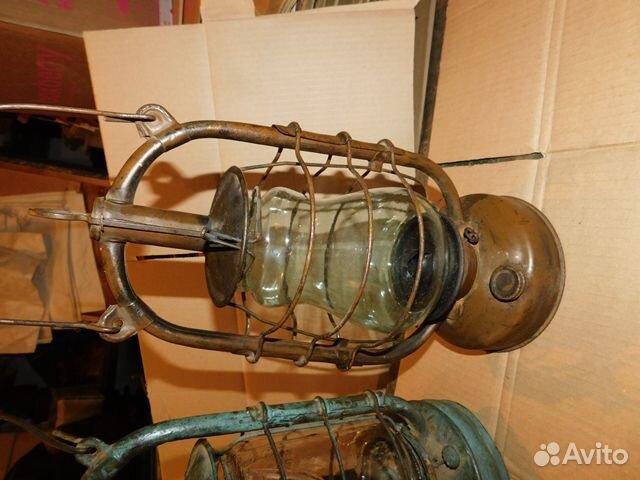 2 Антикварных,керосиновых фонаря летучая мышь СССР