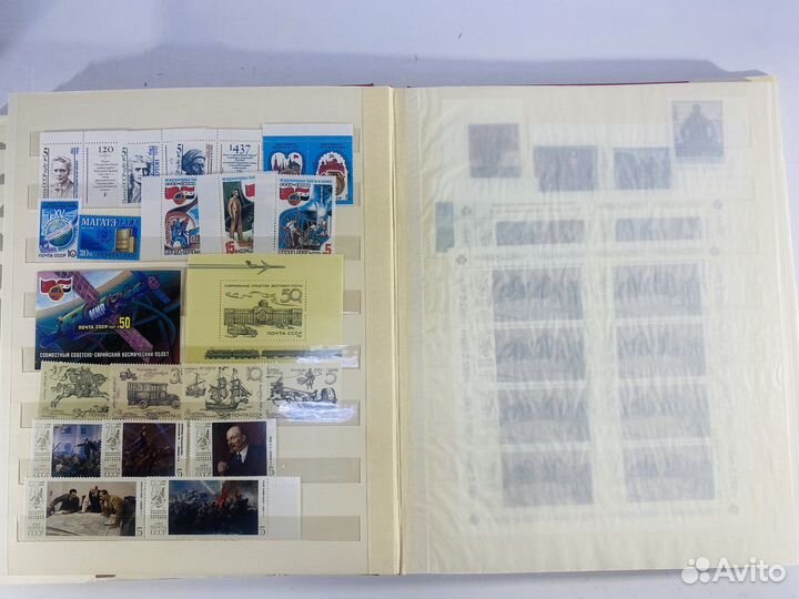 Альбом с почтовыми марками 1985 -1988 гг СССР