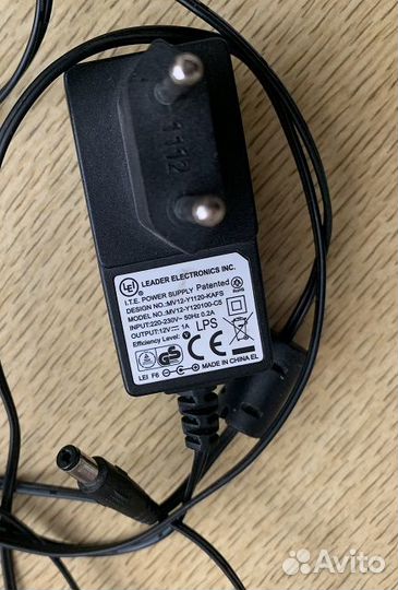 Блок питания 220/12V-1А, 220/9V-0,5А