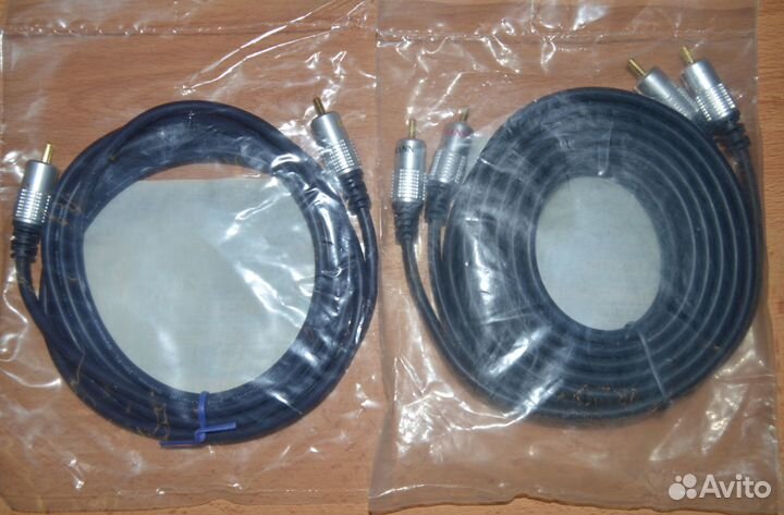 Кабель Luxmann 1RCA-1RCA, 2RCA-2RCA новый