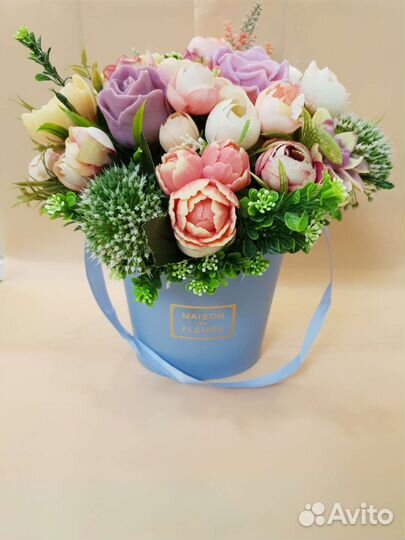 Букет из мыло ручной работы