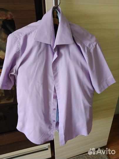 Рубашка школьная размер 36 (152)