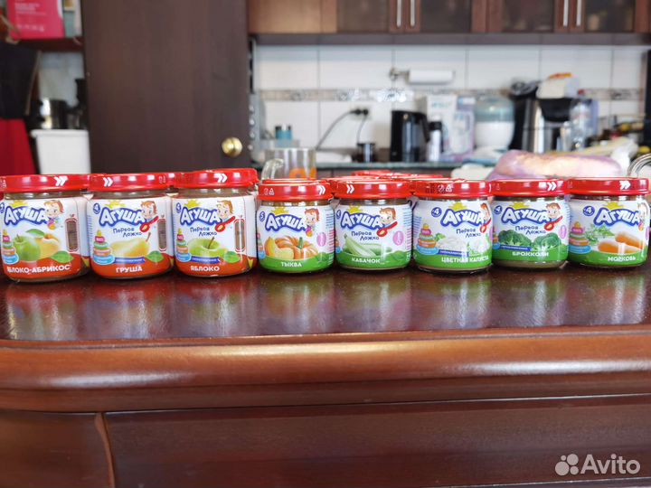 Детское пюре агуша (в ассортименте)