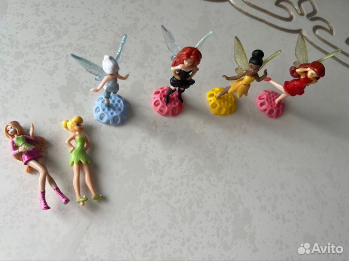 Игрушки из киндера феи, принцессы дисней, царевны