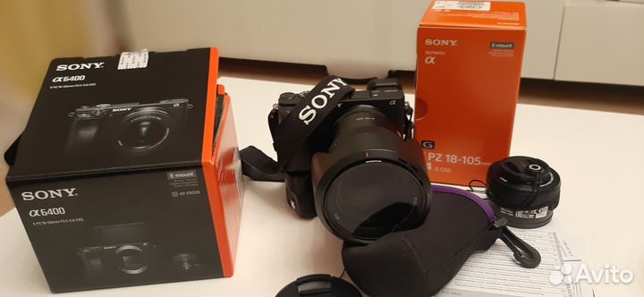 Sony а6400 kit с хорошим комплектом