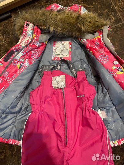 Зимний костюм для девочки размер 110