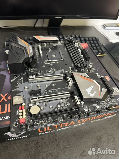 Материнская плата aorus x470 ultra gaming am4