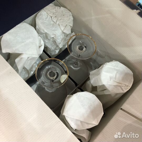 Бокал для мартини новый набор 6 шт в упаковке