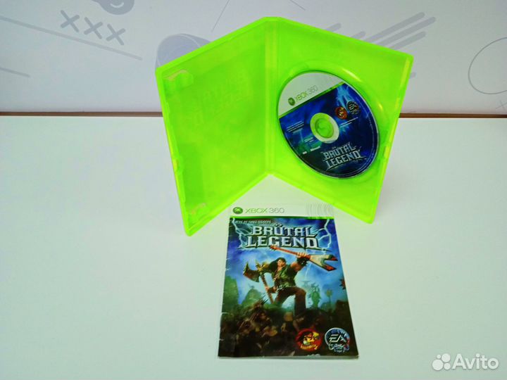 Диск для Xbox 360 Brutal Legend, б/у с гарантией