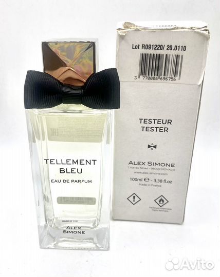 Alex simone Tellement Bleu edp тестер 100 ml