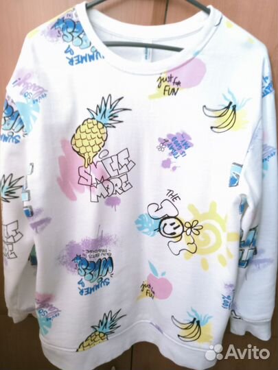 Свитшот акула размер 164 для девочки
