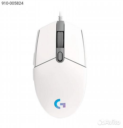 Мышь Logitech G102 lightsync Проводная Белый, 910