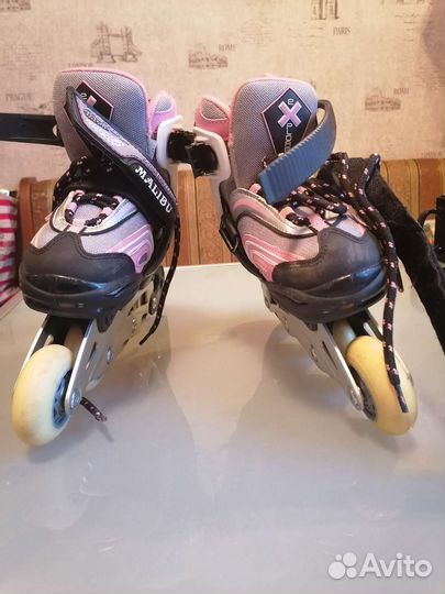 Роликовые коньки детские раздвижные
