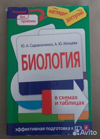 Пособия/учебники для подготовки к ЕГЭ по биологии