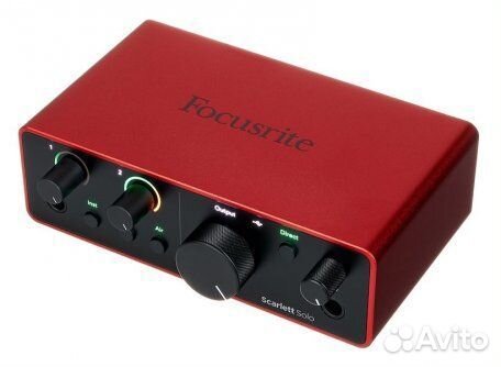 В наличии, Focusrite Scarlett Solo 4th Gen