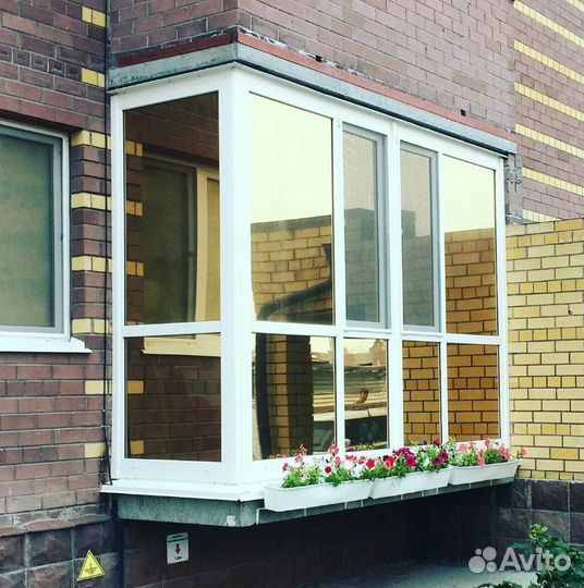 Французское остекление балкона