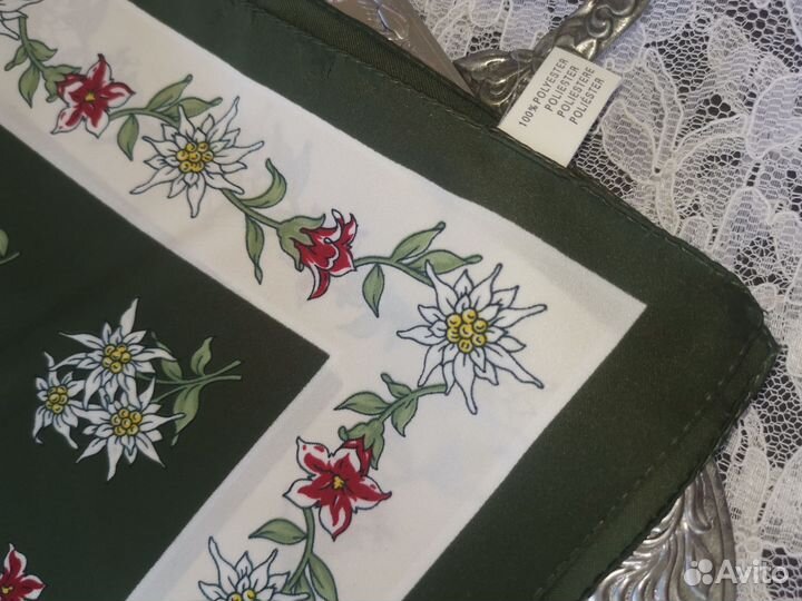 Эдельвейс и горянка стильный платок