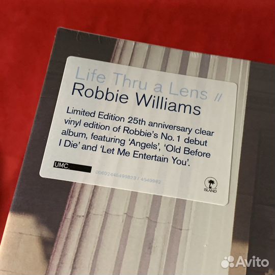 Robbie Williams - Life Thru a Lens (Clear LP)