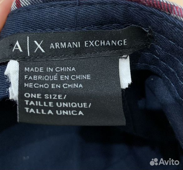 Мужская кепка armani exchange