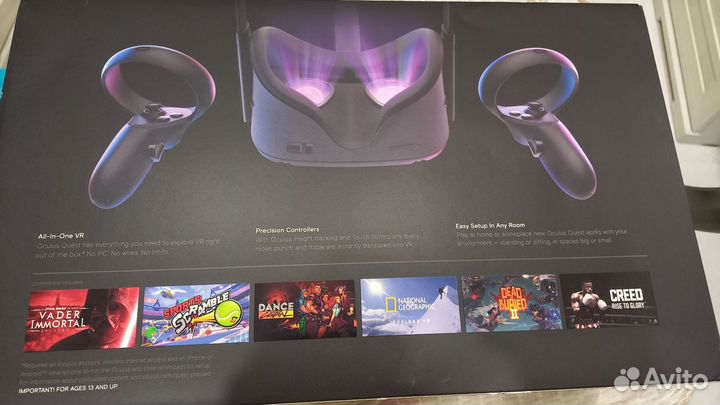 Очки виртуальной реальности oculus quest 1