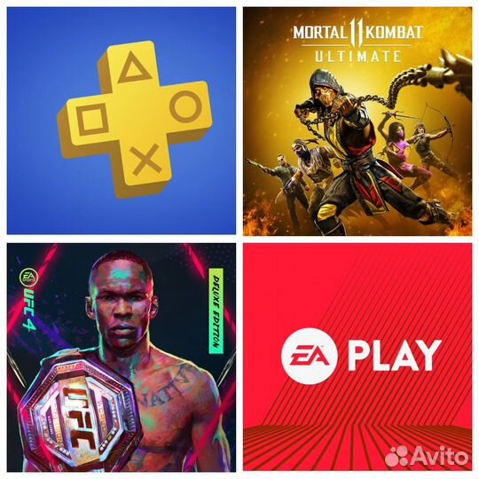 PS plus, EA play, Подписки игры PS4-5