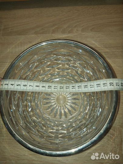 Ваза хрустальная СССР рюмки хрустальные бокалы