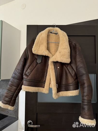 Дубленка женская zara