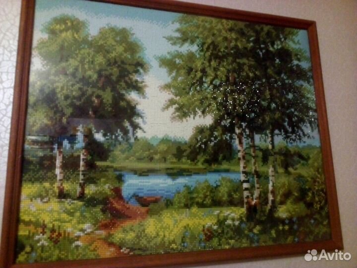 Готовая алмазная вышивка