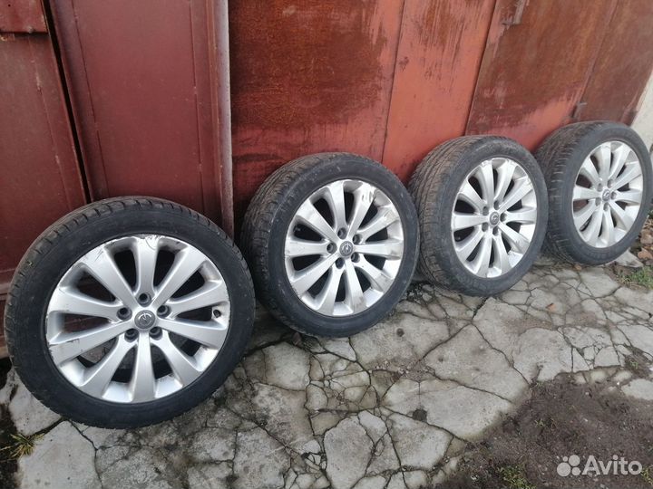 Комплект колес r17 на Opel Astra j