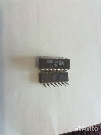 Микросхемы СССР к155ла6 60 шт